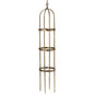60-inch Copper Finish Steel Outdoor Garden Trellis Obelisk