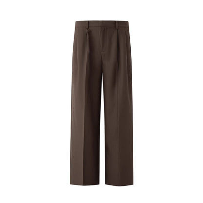 Men's Straight-Leg Casual Suit Pants