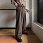 Men's Straight-Leg Casual Suit Pants