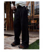 Men's Linen Blend Wide-Leg Casual Pants